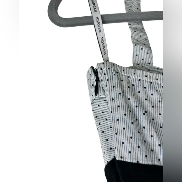 Morgan de Toi polka dot and black halter top S. From France. - Picture 6 of 7